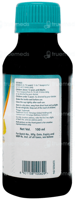 Himalaya Koflet Cough Syrup 100ml With 6 Koflet Lozenges Free