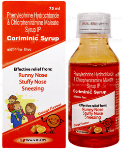 Coriminic Orange Flavour Syrup 75ml