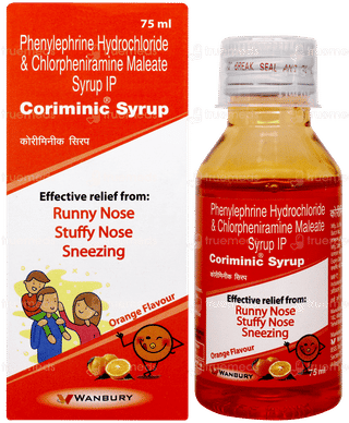 Coriminic Orange Flavour Syrup 75ml