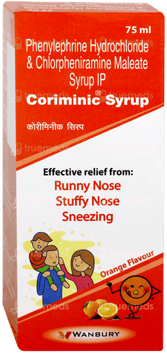 Coriminic Orange Flavour Syrup 75ml Coriminic Orange Flavour Syrup 75ml