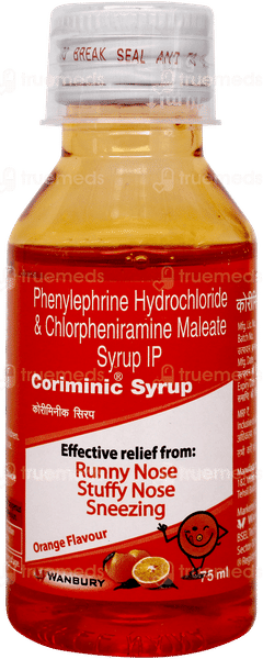 Coriminic Orange Flavour Syrup 75ml Coriminic Orange Flavour Syrup 75ml