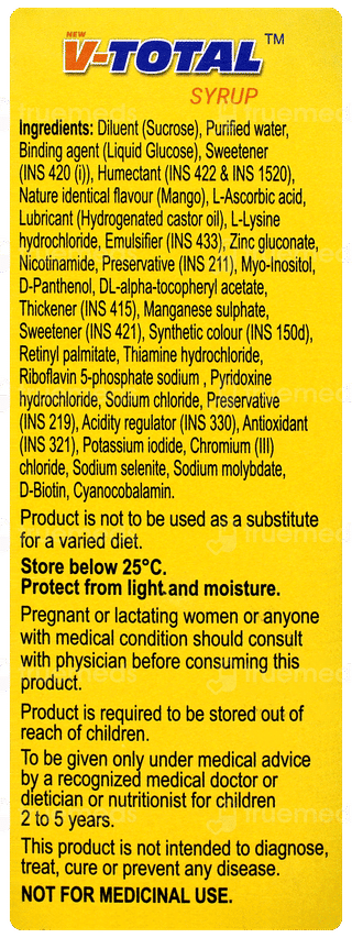V Total New Syrup 100ml