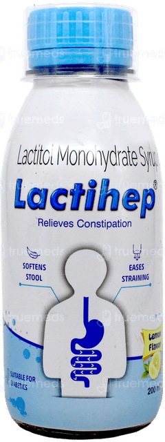 Lactihep Lemon Flavour Syrup 200Ml Lactihep Lemon Flavour Syrup 200Ml
