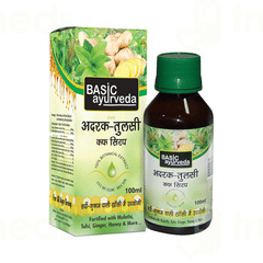 Basic Ayurveda Adrak Tulsi Cough Syrup 100ml