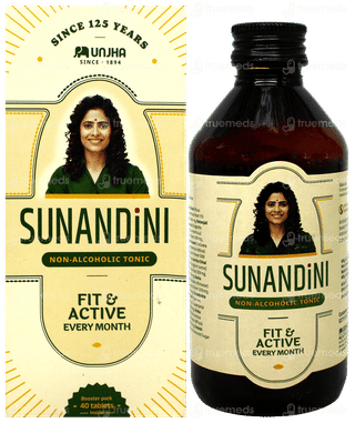 Unjha Sunandini Syrup 200Ml With Booster Pack Of Sunandini Tablet 40