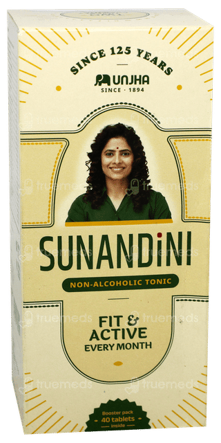 Unjha Sunandini Syrup 200Ml With Booster Pack Of Sunandini Tablet 40