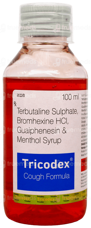Tricodex Cough Formula Syrup 100Ml
