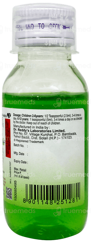 Zedex P Kids Mix Fruit Flavour Syrup 60ml