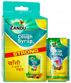 Zandu Ayurvedic Cough Syrup 8ml Zandu Ayurvedic Cough Syrup 8ml