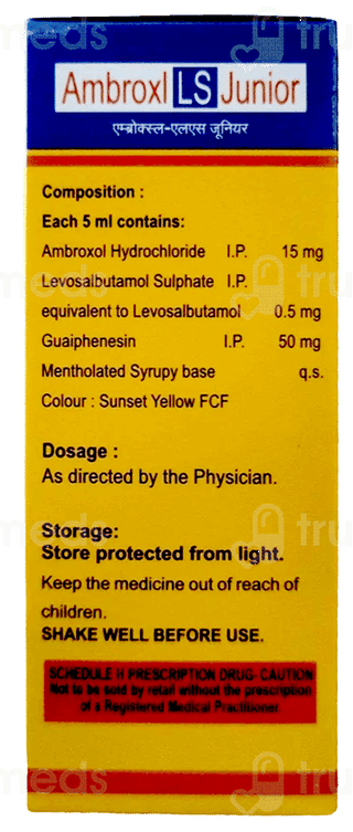 Ambroxl Ls Junior Syrup 60Ml