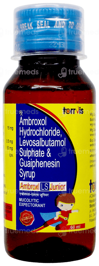 Ambroxl Ls Junior Syrup 60Ml