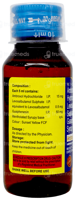 Ambroxl Ls Junior Syrup 60Ml