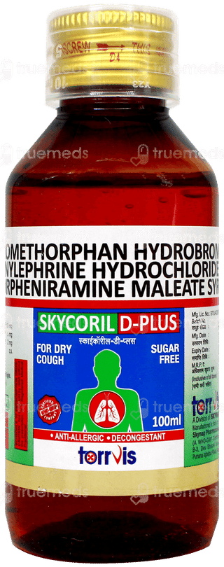 Skycoril D Plus Sugar Free Syrup 100Ml