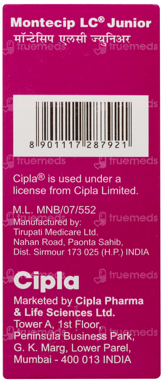 Montecip Lc Junior Syrup 30ml