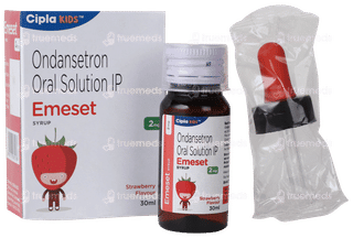 Emeset 2mg Strawberry Flavour Syrup 30ml