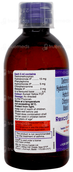 Rexcof Dx Plus Syrup 125ml