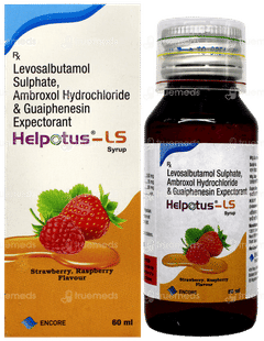 Helpotus Ls Strawberry Raspberry Flavour Syrup 60ml