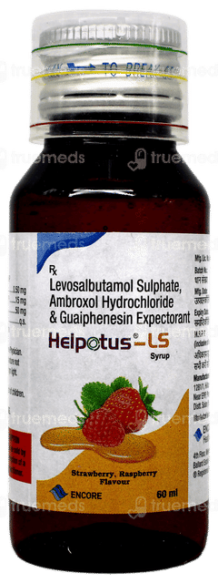 Helpotus Ls Strawberry Raspberry Flavour Syrup 60ml