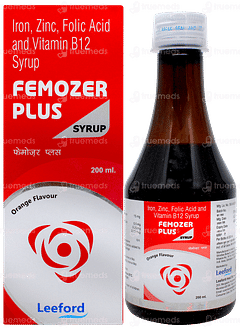 Femozer Plus Orange Flavour Syrup 200ml