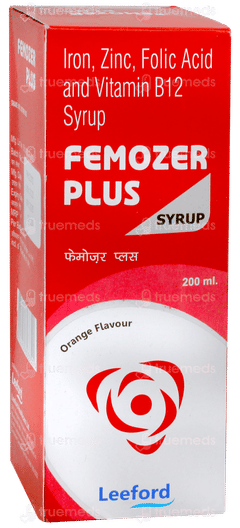 Femozer Plus Orange Flavour Syrup 200ml
