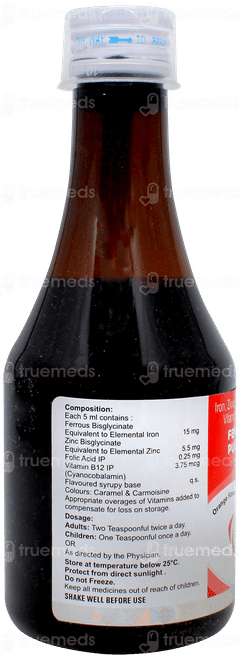 Femozer Plus Orange Flavour Syrup 200ml
