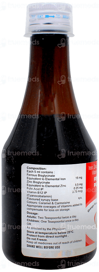 Femozer Plus Orange Flavour Syrup 200ml