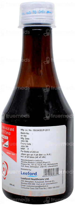 Femozer Plus Orange Flavour Syrup 200ml