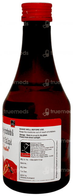 Zenlactin Strawberry Flavour Liquid 200ml