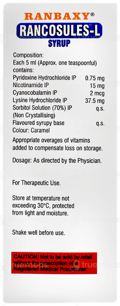 Rancosules L Mixed Fruit Flavour Syrup 200ml