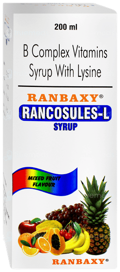 Rancosules L Mixed Fruit Flavour Syrup 200ml