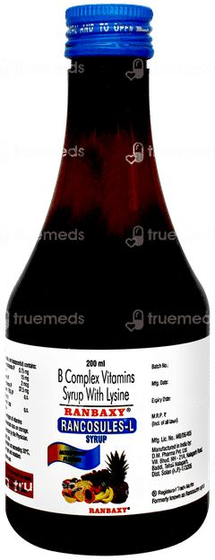 Rancosules L Mixed Fruit Flavour Syrup 200ml