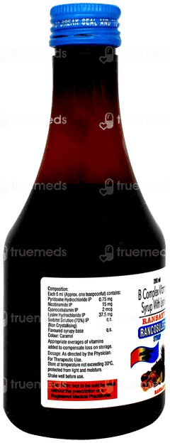 Rancosules L Mixed Fruit Flavour Syrup 200ml