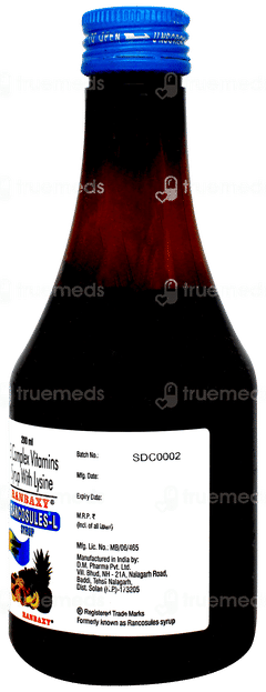 Rancosules L Mixed Fruit Flavour Syrup 200ml