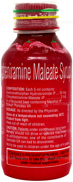 Salmodil Dx Sugar Free Syrup 100Ml Salmodil Dx Sugar Free Syrup 100Ml