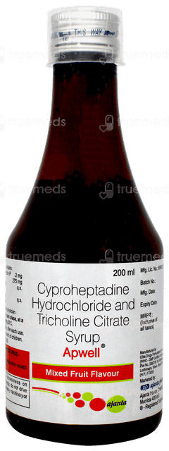 Apwell Mixed Fruit Flavour Syrup 200ml