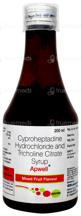 Apwell Mixed Fruit Flavour Syrup 200ml