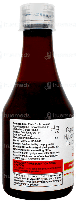 Apwell Mixed Fruit Flavour Syrup 200ml