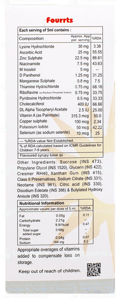 Fourts B Nonveg Syrup 200ml