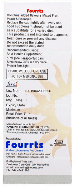 Fourts B Nonveg Syrup 200ml