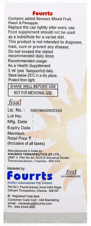 Fourts B Nonveg Syrup 200ml