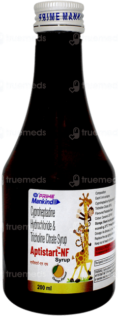 Aptistart Nf Orange Flavour Syrup 200ml Aptistart Nf Orange Flavour Syrup 200ml
