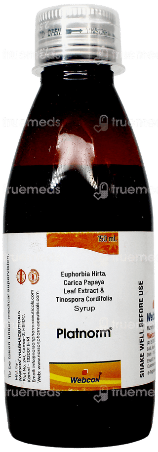 Platnorm Syrup 150Ml