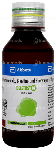 Deletus Bl Peppermint Flavour Syrup 100ml