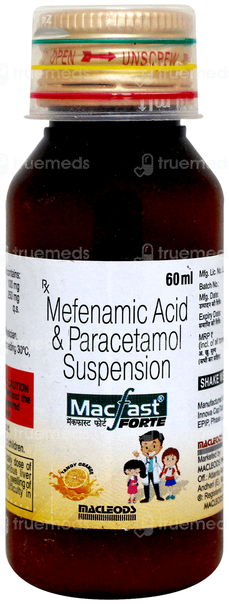 Macfast Forte Syrup 60ml - Uses, Side Effects, Dosage, Price | Truemeds