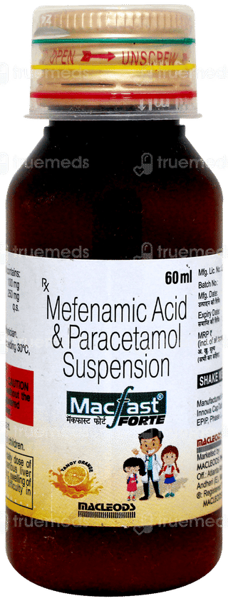 Macfast Forte Tangy Orange Syrup 60Ml