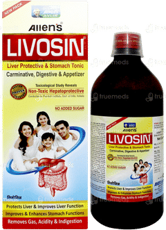 Livosin No Added Sugar Syrup 450ml