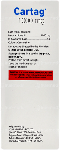 Cartag 1000mg Syrup 60ml
