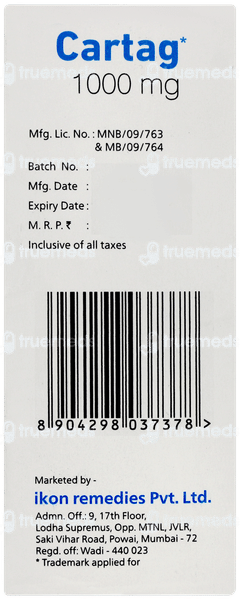 Cartag 1000mg Syrup 60ml