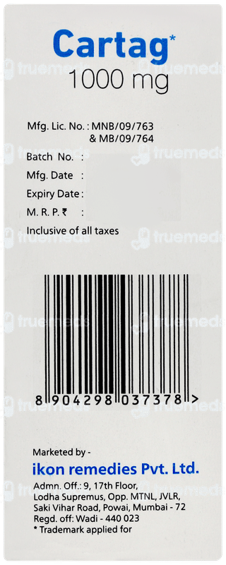 Cartag 1000mg Syrup 60ml