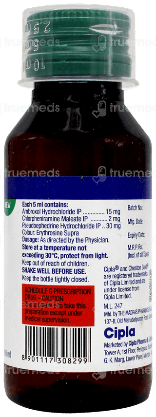 Cheston Cold New Syrup 60ml